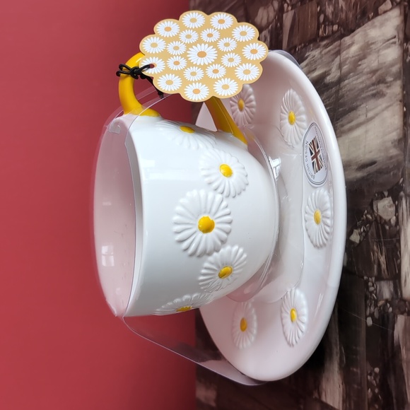 Blue Bird Other - Daisy 🌼 Teacup and Saucer Set by Bluebird & Willow Studio